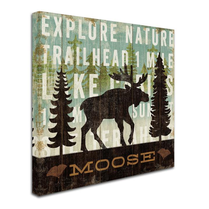 Michael Mullan Simple Living Moose Huge Canvas Art 35 x 35 Image 3