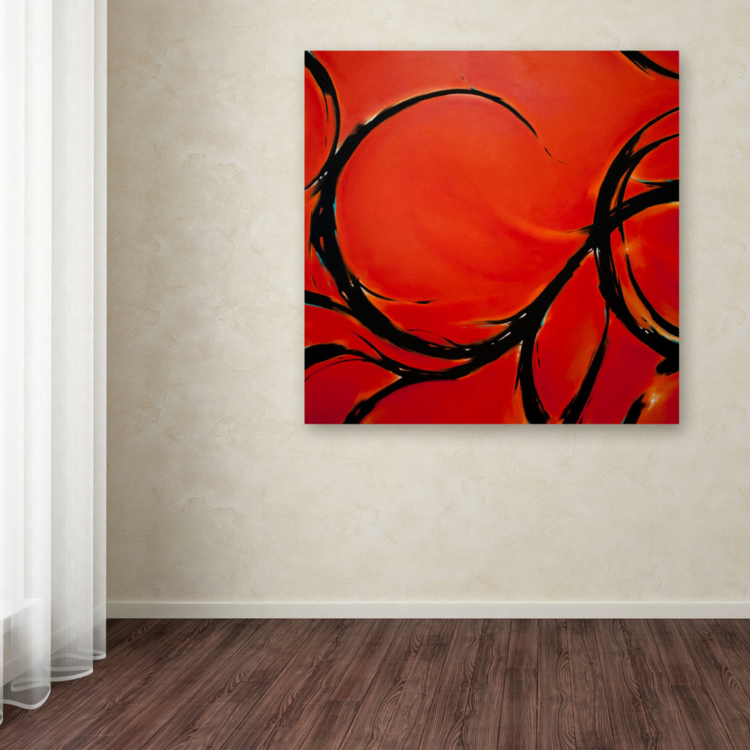 CH Studios Red Dream Huge Canvas Art 35 x 35 Image 4