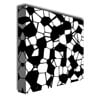 Crystals of Black and White Huge Canvas Art 35 x 35 Image 3