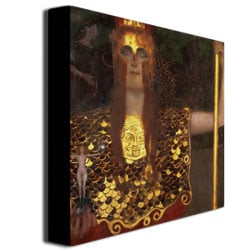 Gustav Klimt Minerva Huge Canvas Art 35 x 35 Image 4