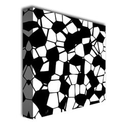 Crystals of Black and White Huge Canvas Art 35 x 35 Image 4
