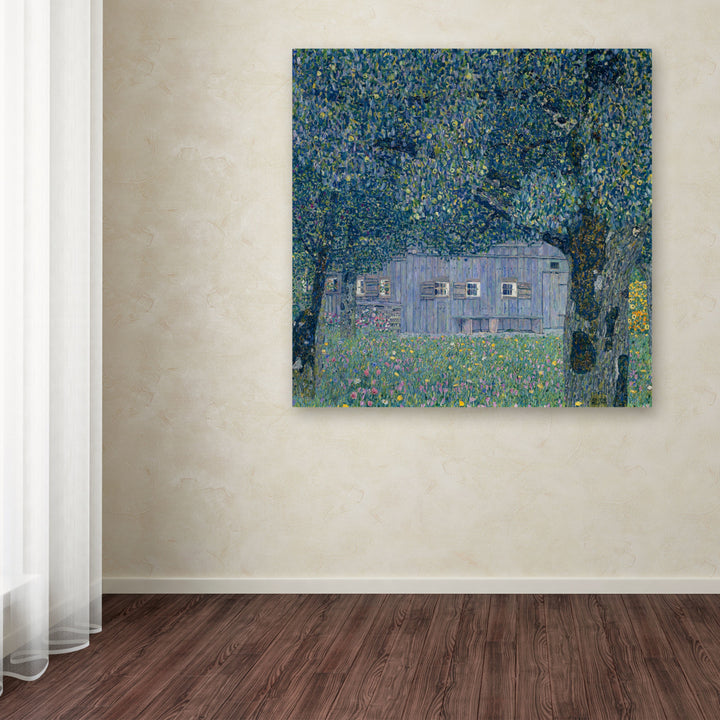 Gustav Klimt Farmhouse In Upper Austria Huge Canvas Art 35 x 35 Image 4