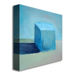 Michelle Calkins Blue Cube Still Life Huge Canvas Art 35 x 35 Image 4