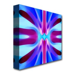 Amy Vangsgard Tree Light Symmetry Blue and Purple Huge Canvas Art 35 x 35 Image 4