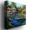 David Lloyd Glover Blooming Lily Pond Huge Canvas Art 35 x 35 Image 3