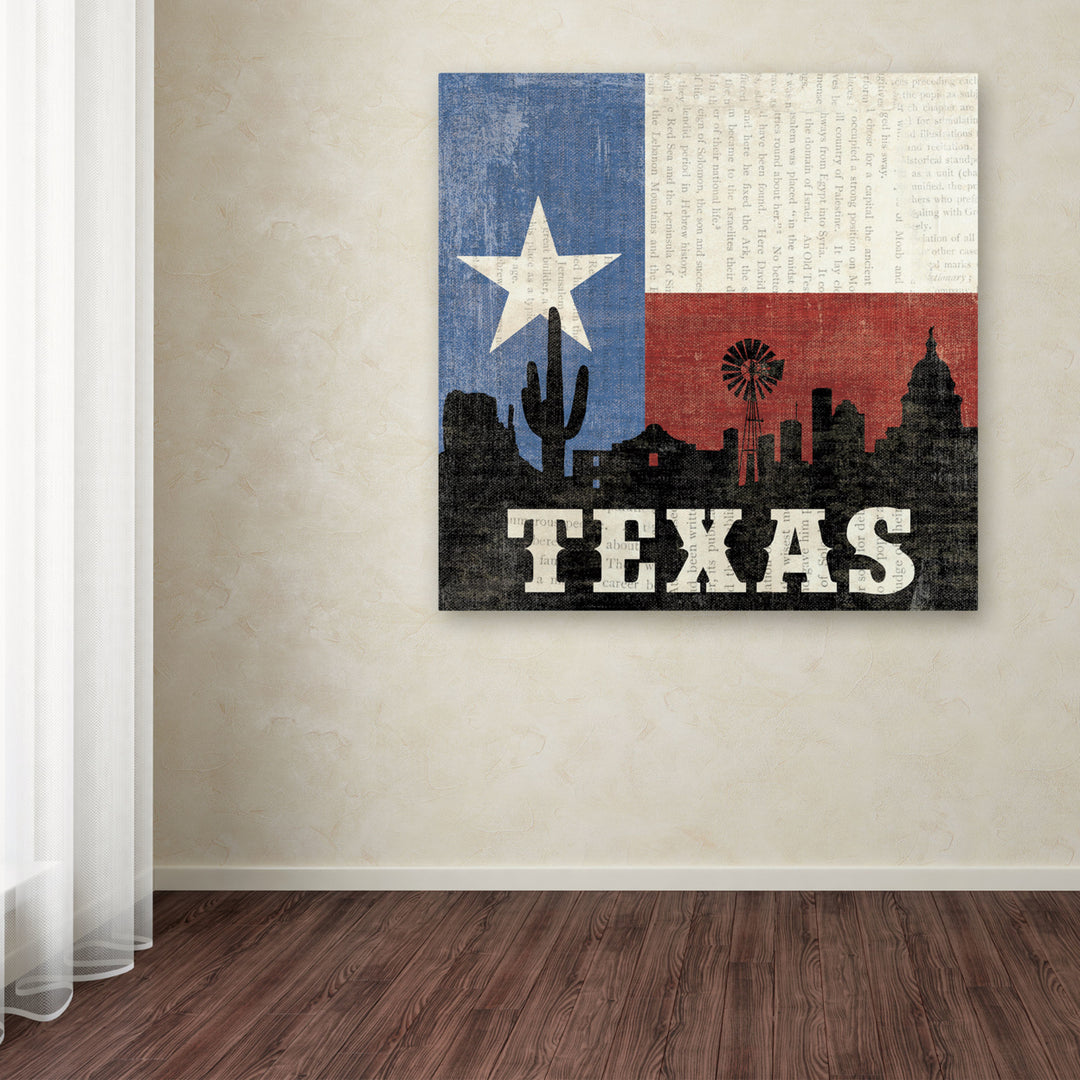 Moira Hershey Texas Huge Canvas Art 35 x 35 Image 4