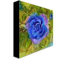 Wendra Blue Rose Huge Canvas Art 35 x 35 Image 3