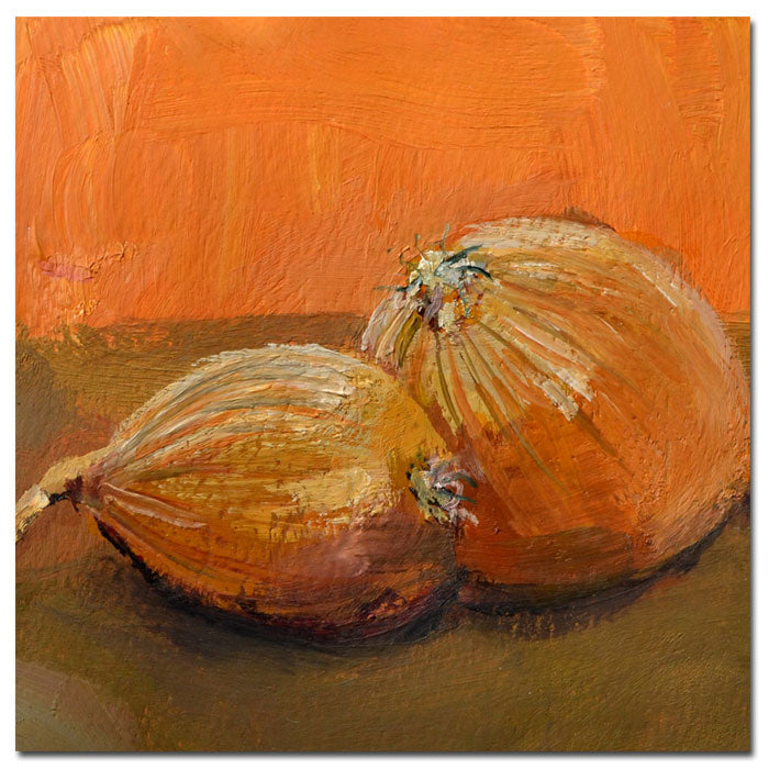 Michelle Calkins Yellow Onions Huge Canvas Art 35 x 35 Image 1