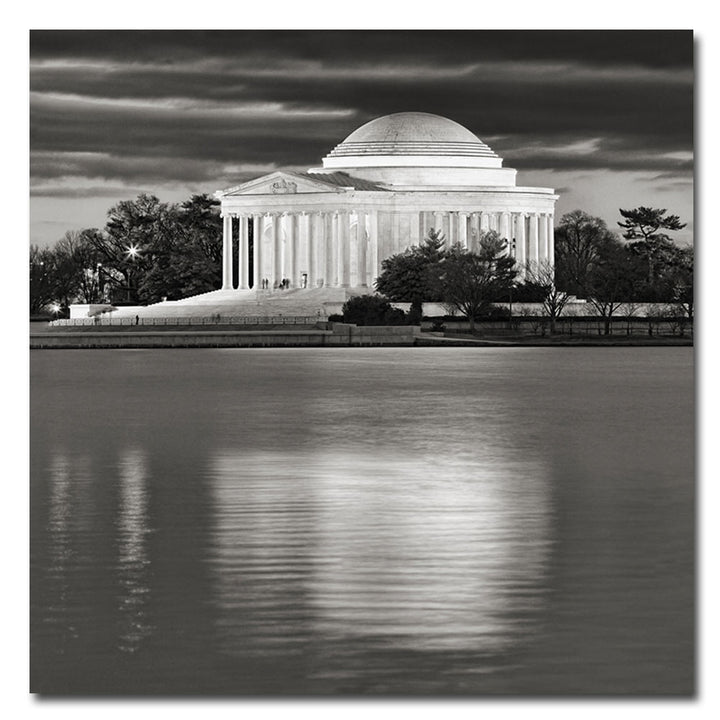 Gregory Ohanlon Jefferson Memorial- Night Huge Canvas Art 35 x 35 Image 2