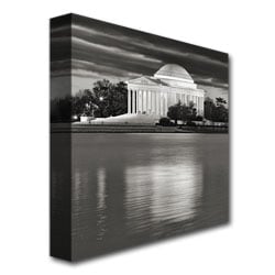 Gregory Ohanlon Jefferson Memorial- Night Huge Canvas Art 35 x 35 Image 4