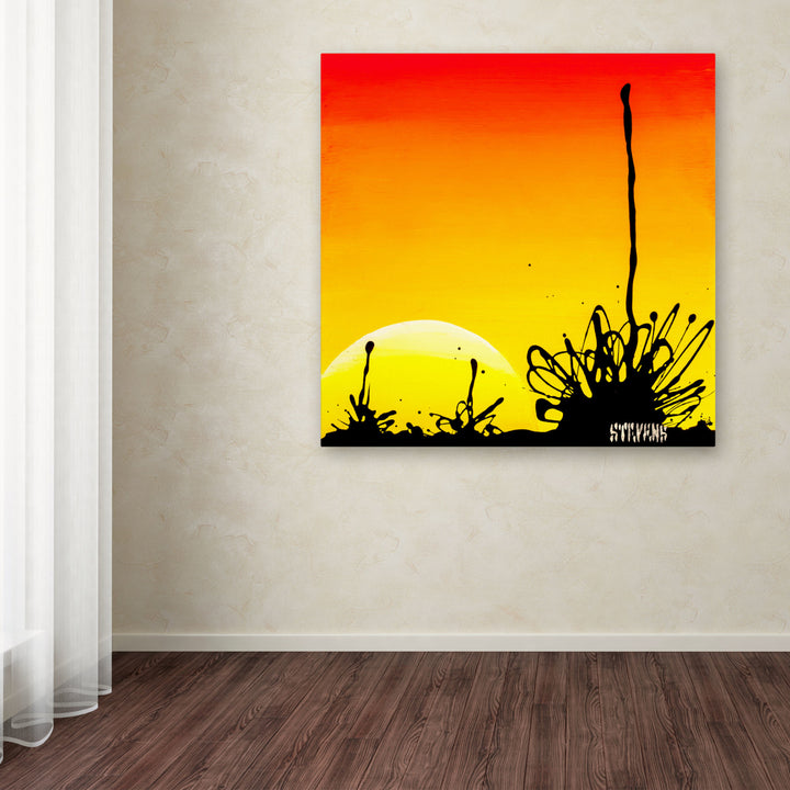 Roderick Stevens Century Sunset Huge Canvas Art 35 x 35 Image 4