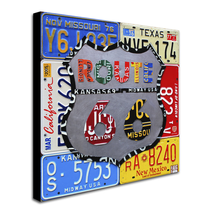 Design Turnpike Route 66 Road Sign Huge Canvas Art 35 x 35 Image 3