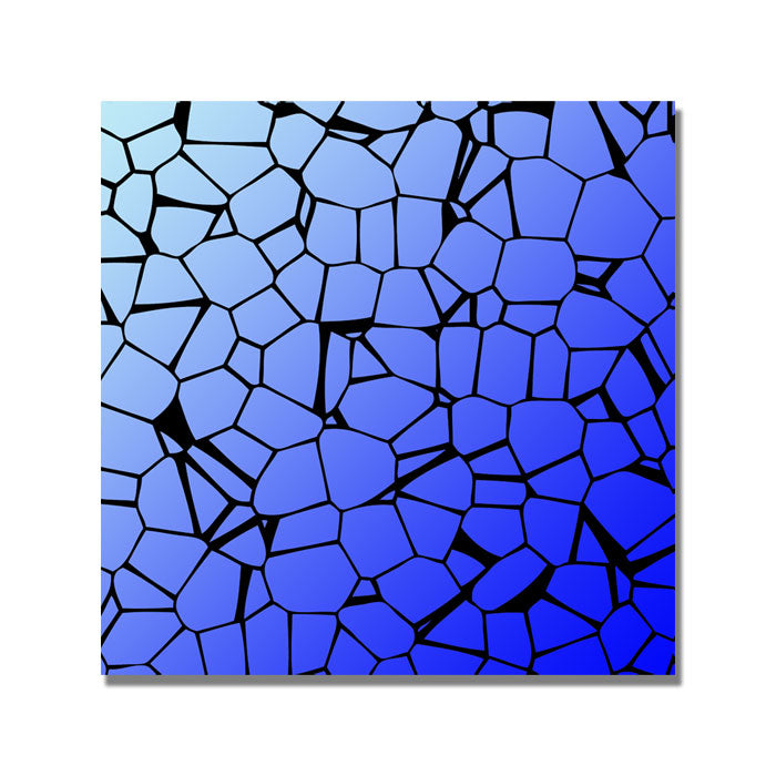 Crystals Blues Huge Canvas Art 35 x 35 Image 1