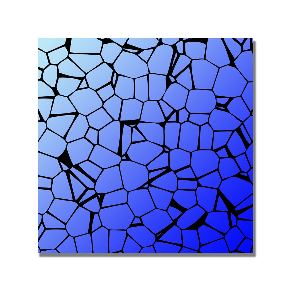 Crystals Blues Huge Canvas Art 35 x 35 Image 2