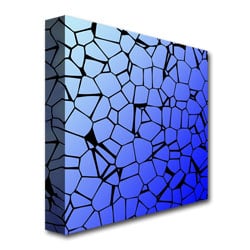 Crystals Blues Huge Canvas Art 35 x 35 Image 4
