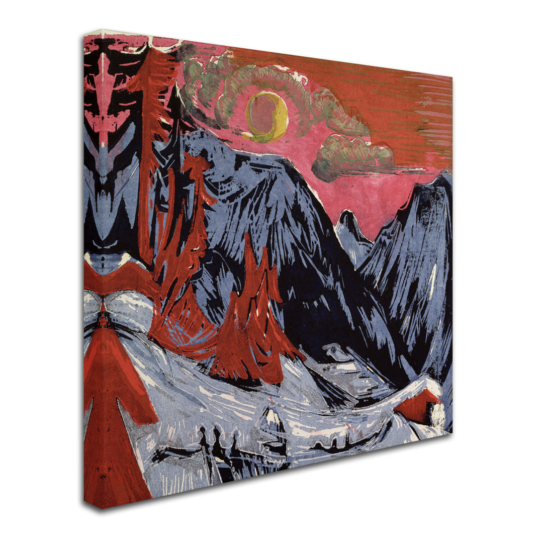 Ernst Kirchner Mountains In Winter 1919 Huge Canvas Art 35 x 35 Image 3