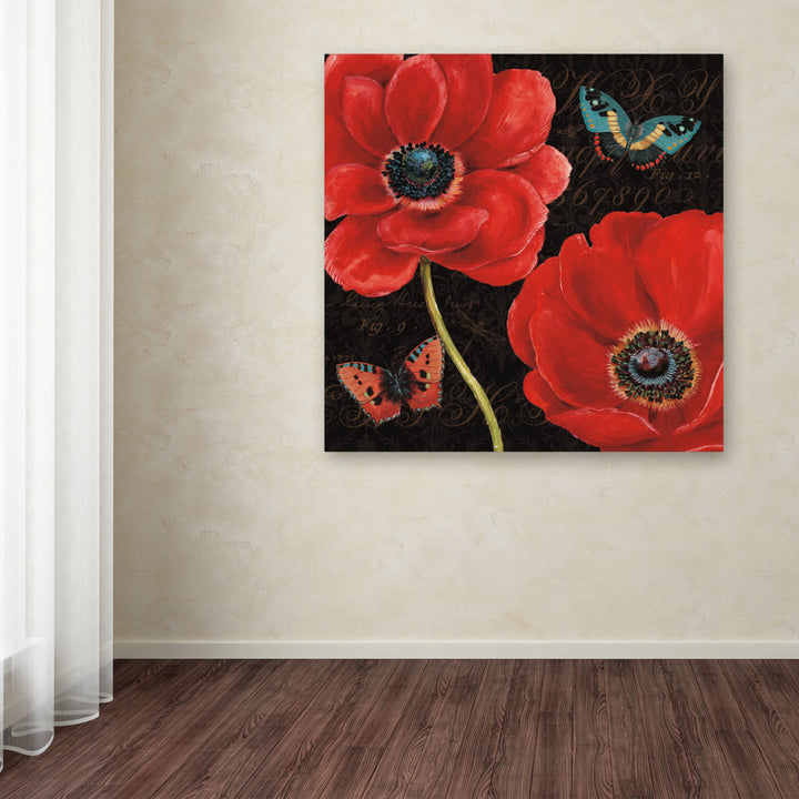 Daphne Brissonnet Petals and Wings II Huge Canvas Art 35 x 35 Image 4