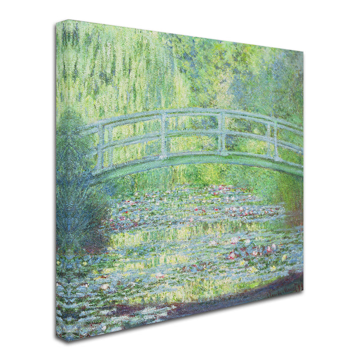 Monet Waterlily Pond-The Bridge II Huge Canvas Art 35 x 35 Image 3