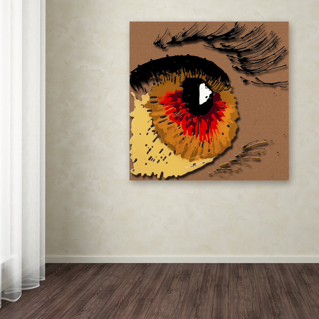 Roderick Stevens Eye 1 Huge Canvas Art 35 x 35 Image 4