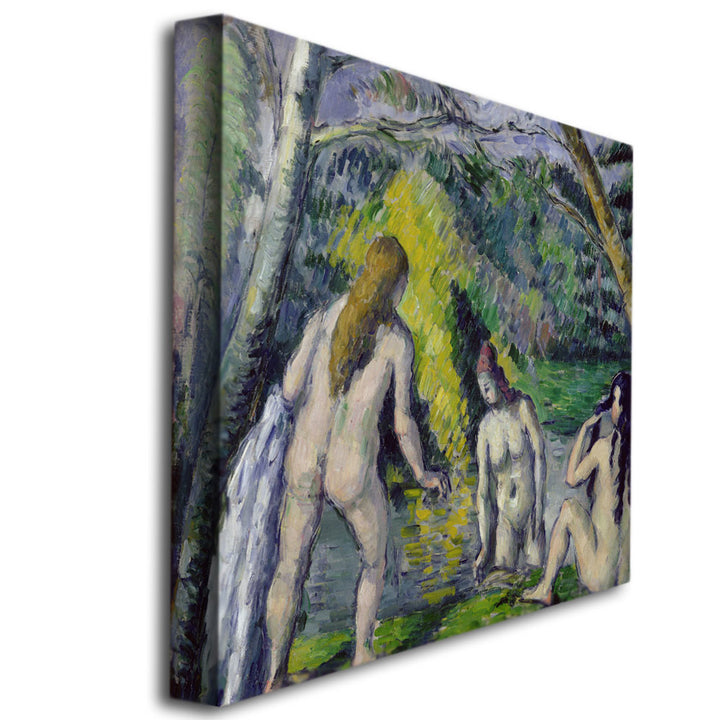 Paul Cezanne The Three Bathers Huge Canvas Art 35 x 35 Image 3