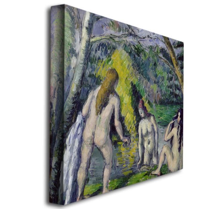 Paul Cezanne The Three Bathers Huge Canvas Art 35 x 35 Image 4