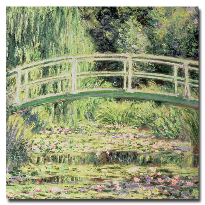 Claude Monet White Nenuphars, 1899 Huge Canvas Art 35 x 35 Image 1