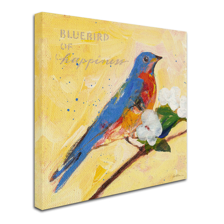 Sheila Golden Bluebird Huge Canvas Art 35 x 35 Image 3