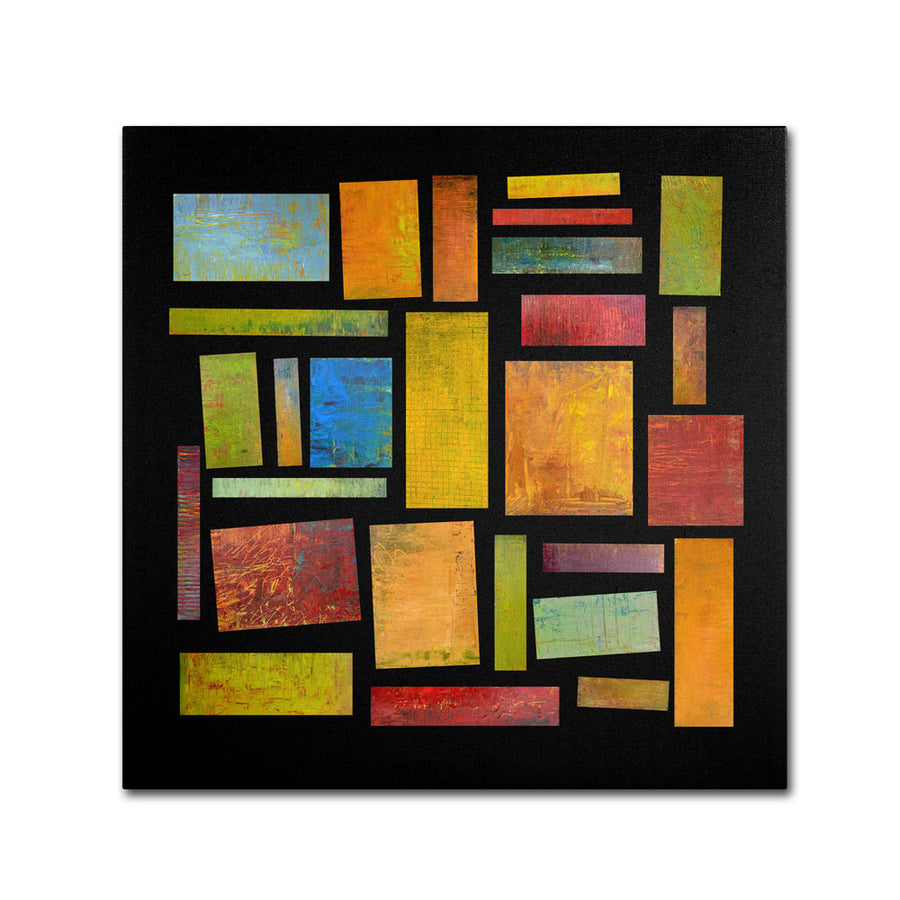 Michelle Calkins Building Blocks Four Huge Canvas Art 35 x 35 Image 1