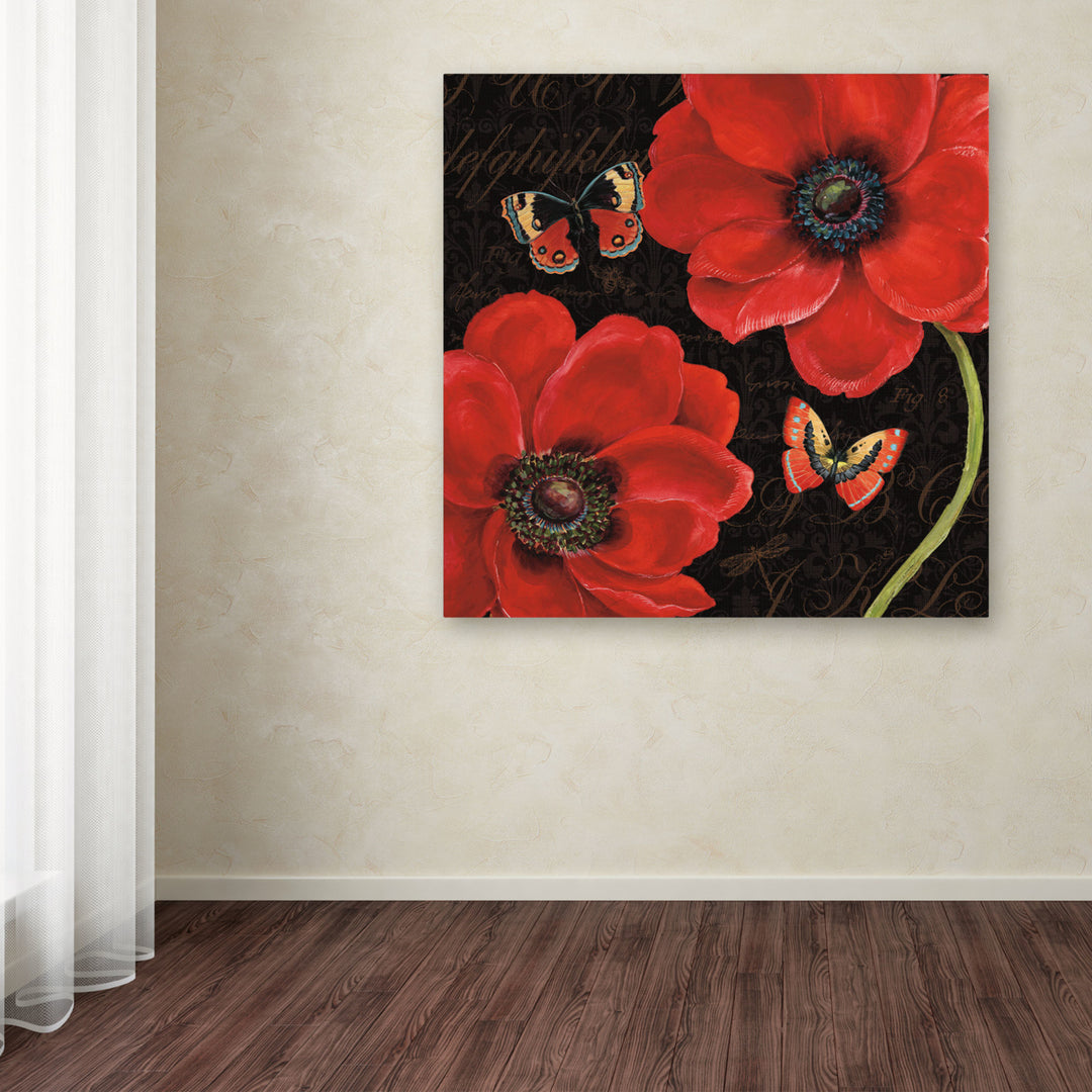 Daphne Brissonnet Petals and Wings III Huge Canvas Art 35 x 35 Image 4