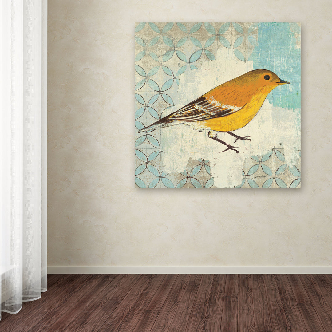 Kathrine Lovell Pine Warbler Huge Canvas Art 35 x 35 Image 4