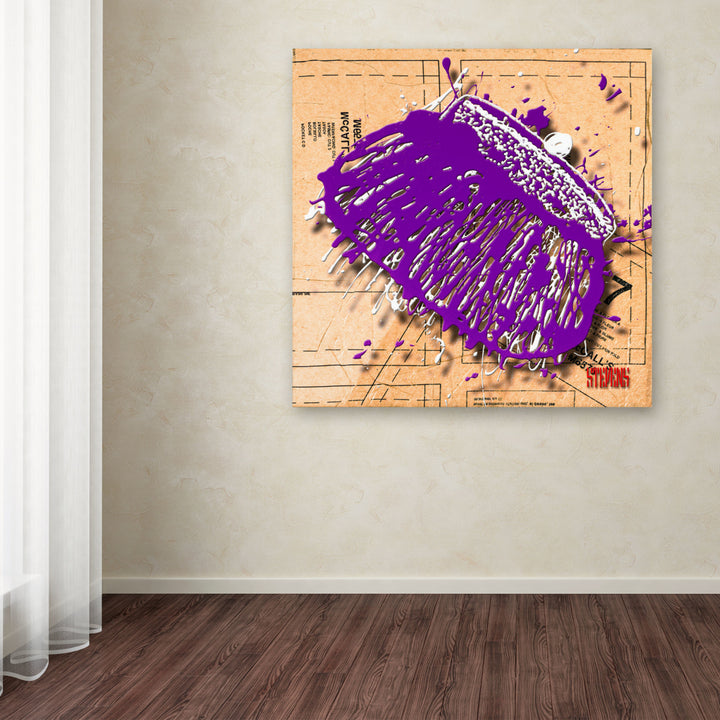 Roderick Stevens Snap Purse Purple Huge Canvas Art 35 x 35 Image 4