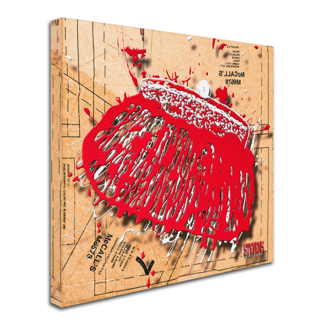 Roderick Stevens Snap Purse Red Huge Canvas Art 35 x 35 Image 3