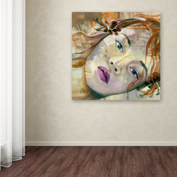Andrea Pale Blue Eyes Huge Canvas Art 35 x 35 Image 4