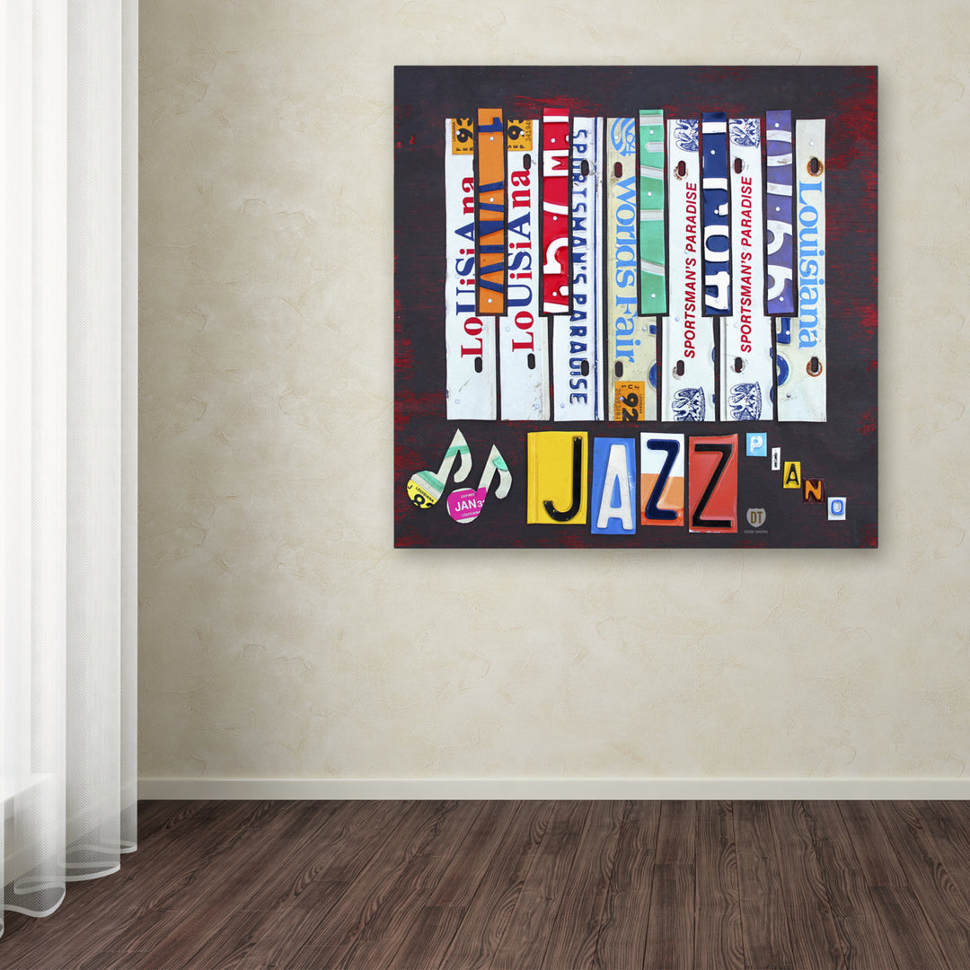 Design Turnpike Jazz Series Piano Huge Canvas Art 35 x 35 Image 4