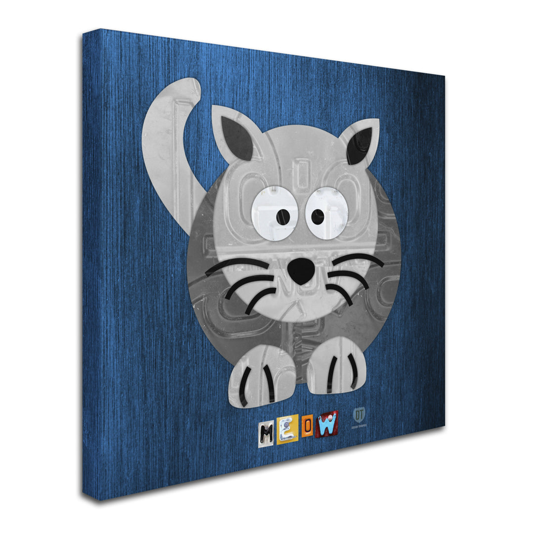 Design Turnpike Meow The Cat Huge Canvas Art 35 x 35 Image 3