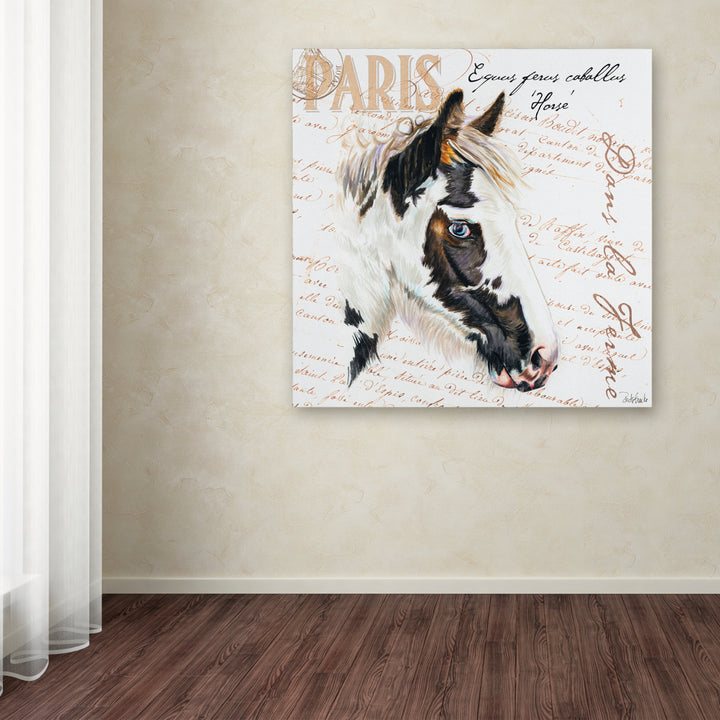 Jennifer Redstreake Dans la Ferme Horse Huge Canvas Art 35 x 35 Image 4
