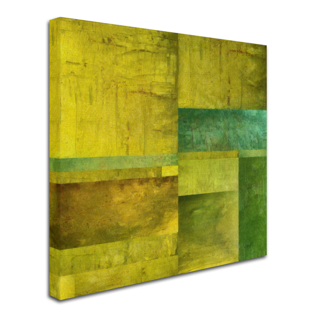 Michelle Calkins Essence of Green Huge Canvas Art 35 x 35 Image 3