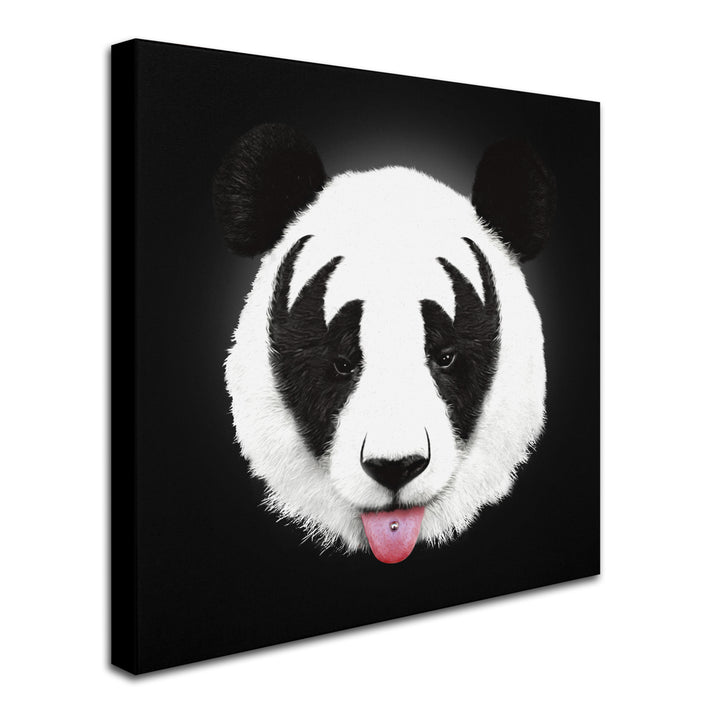 Robert Farkas Kiss Of A Panda Huge Canvas Art 35 x 35 Image 3
