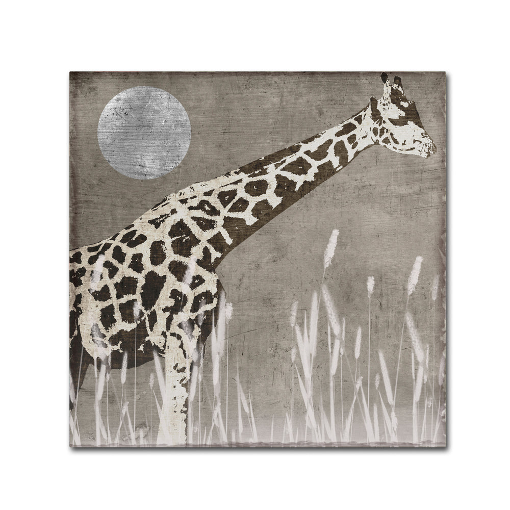 Color Bakery Moon Giraffe Huge Canvas Art 35 x 35 Image 2