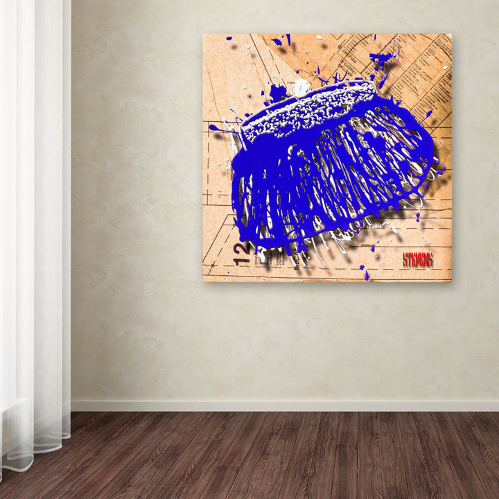 Roderick Stevens Snap Purse Blue Huge Canvas Art 35 x 35 Image 4