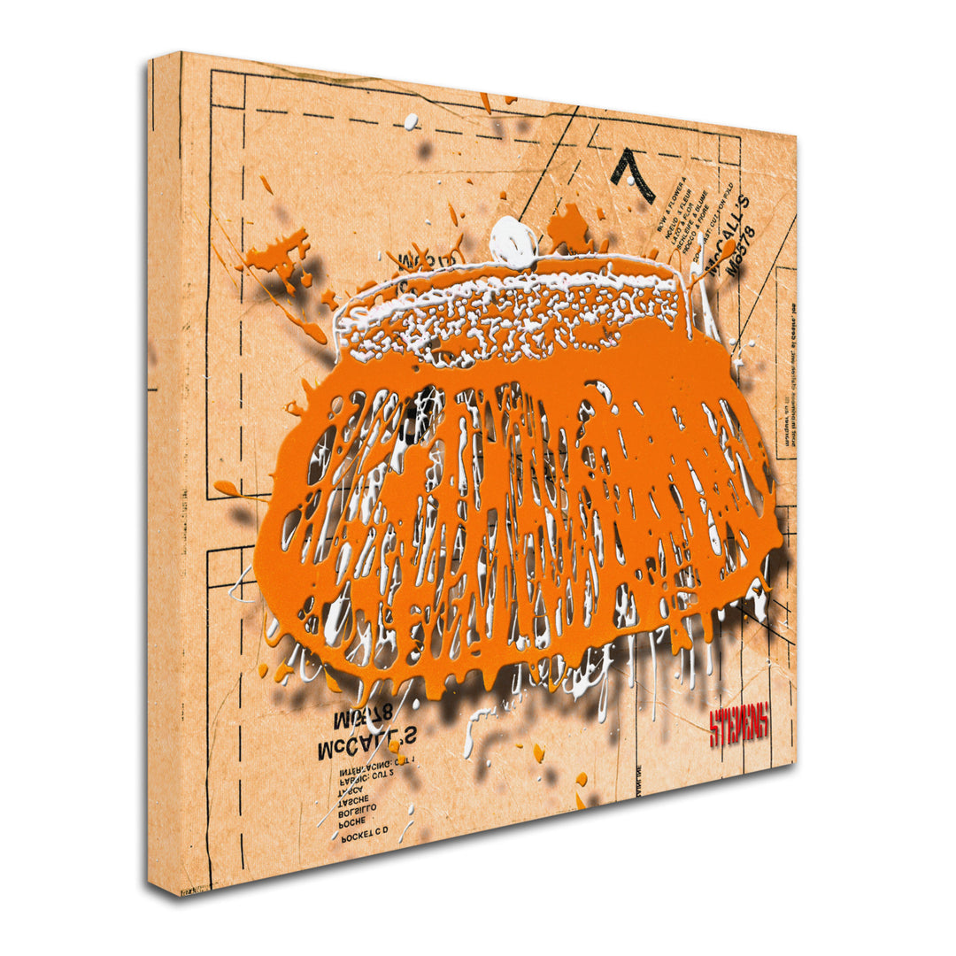 Roderick Stevens Snap Purse Orange Huge Canvas Art 35 x 35 Image 3