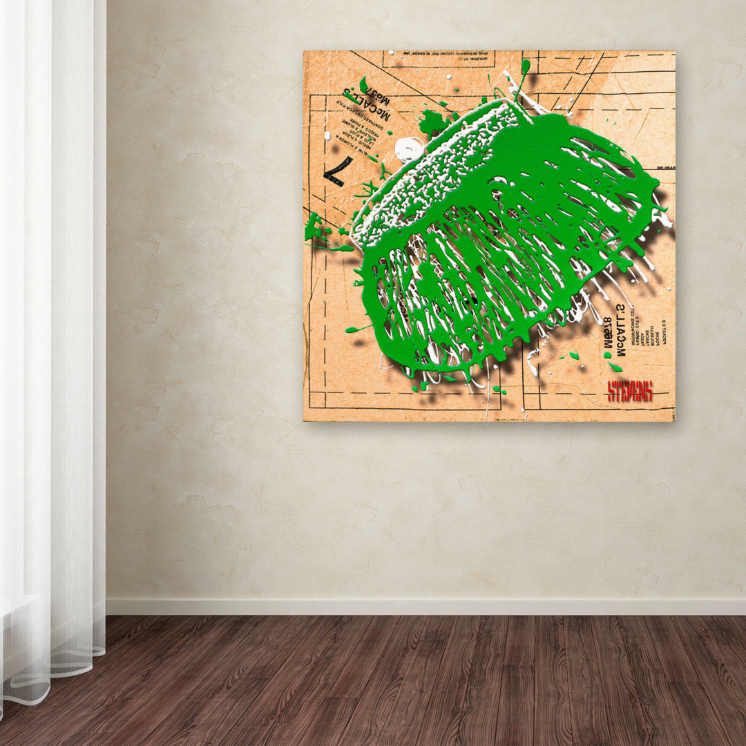 Roderick Stevens Snap Purse Green Huge Canvas Art 35 x 35 Image 4