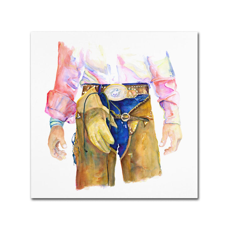 Pat Saunders-White Wrangler Huge Canvas Art 35 x 35 Image 1