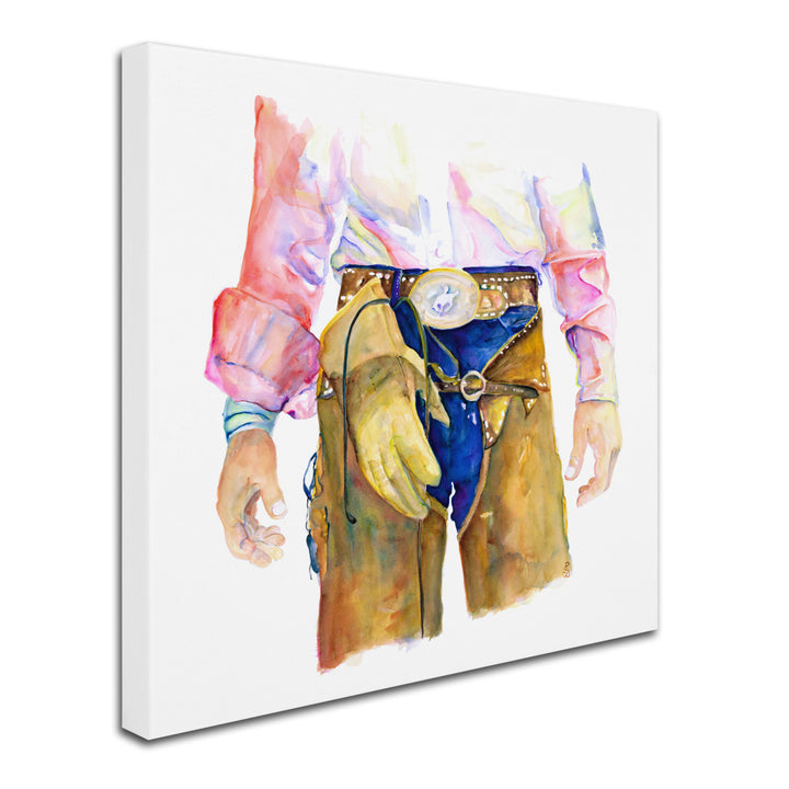 Pat Saunders-White Wrangler Huge Canvas Art 35 x 35 Image 3