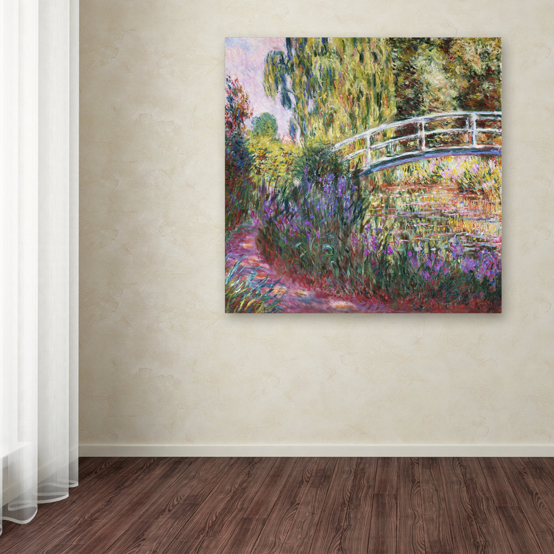 Monet The Japanese Bridge IV Huge Canvas Art 35 x 35 Image 4