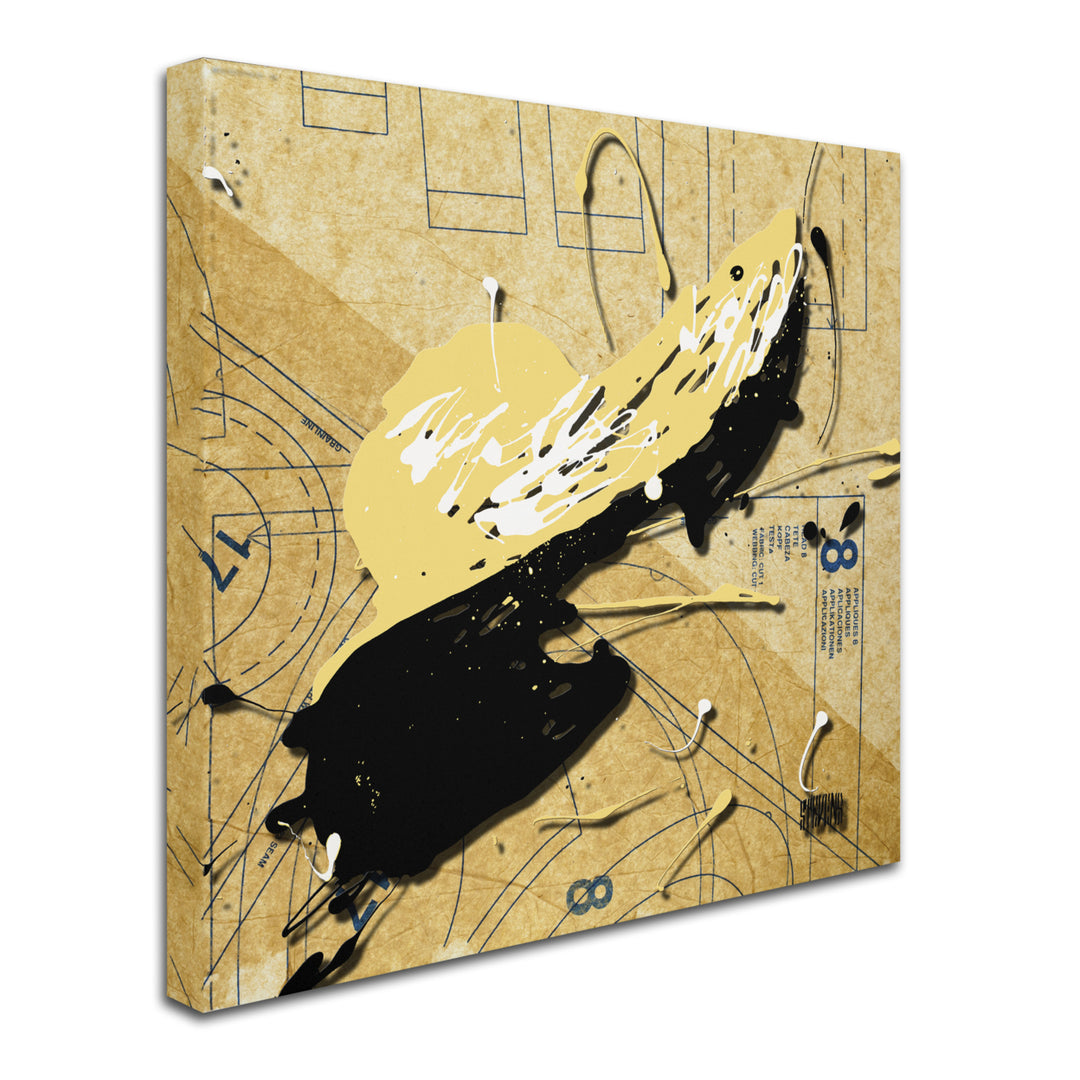 Roderick Stevens Beige Floppy Huge Canvas Art 35 x 35 Image 3
