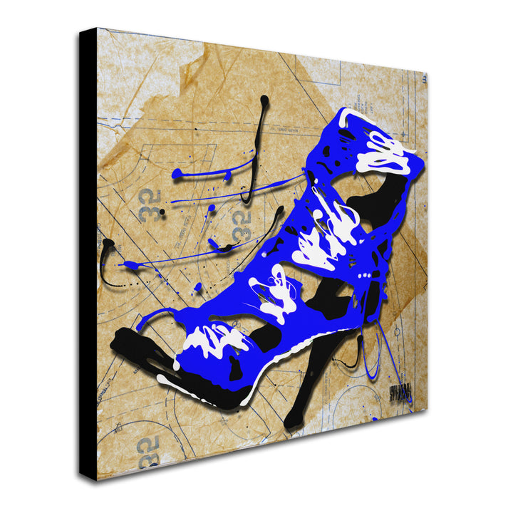 Roderick Stevens Blue Strap Boot Huge Canvas Art 35 x 35 Image 3