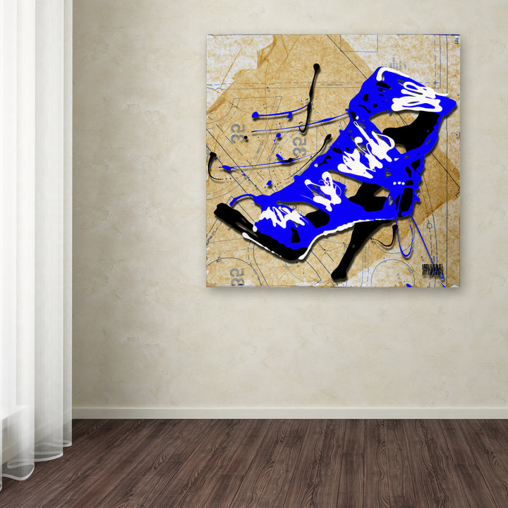 Roderick Stevens Blue Strap Boot Huge Canvas Art 35 x 35 Image 4