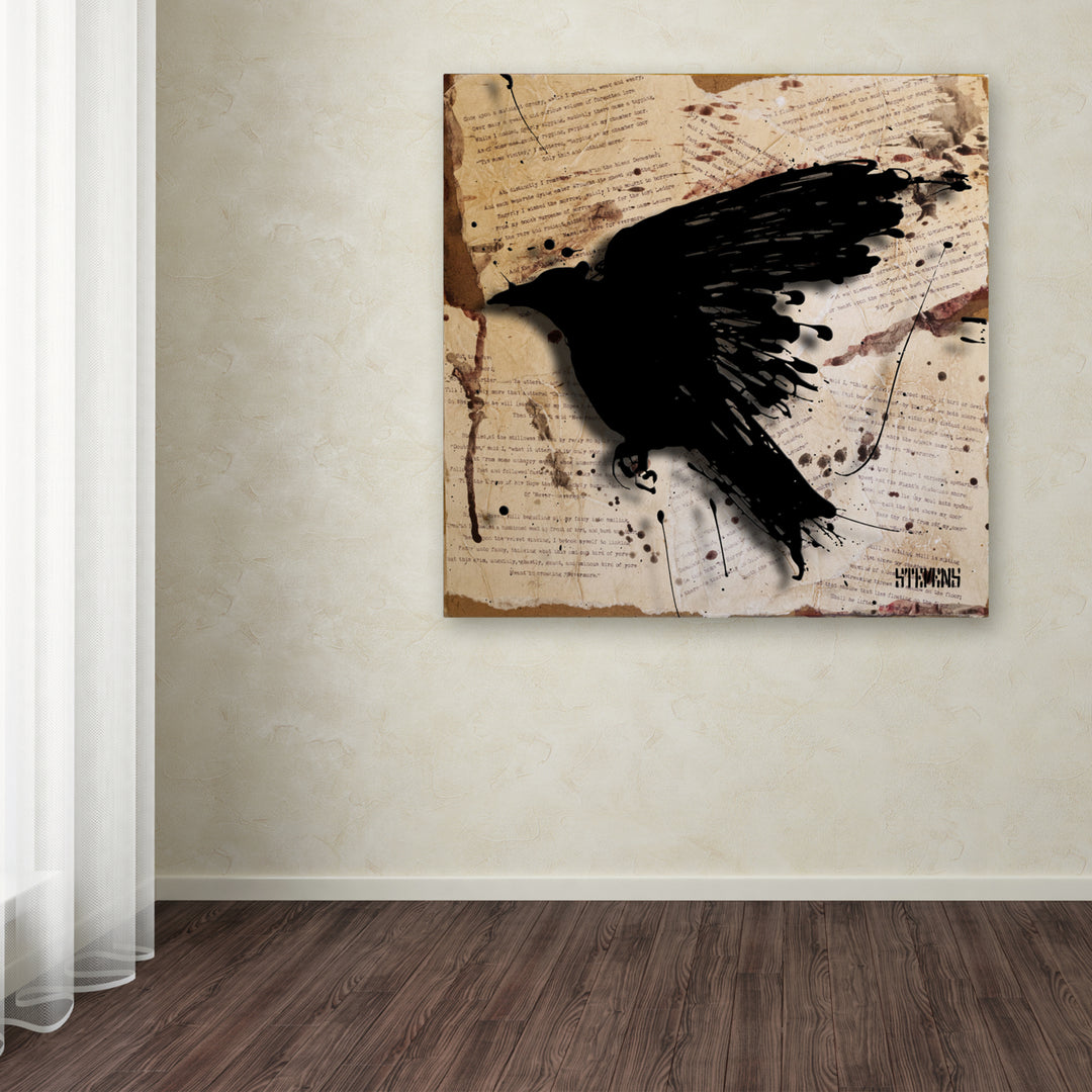 Roderick Stevens The Raven 3 Huge Canvas Art 35 x 35 Image 4