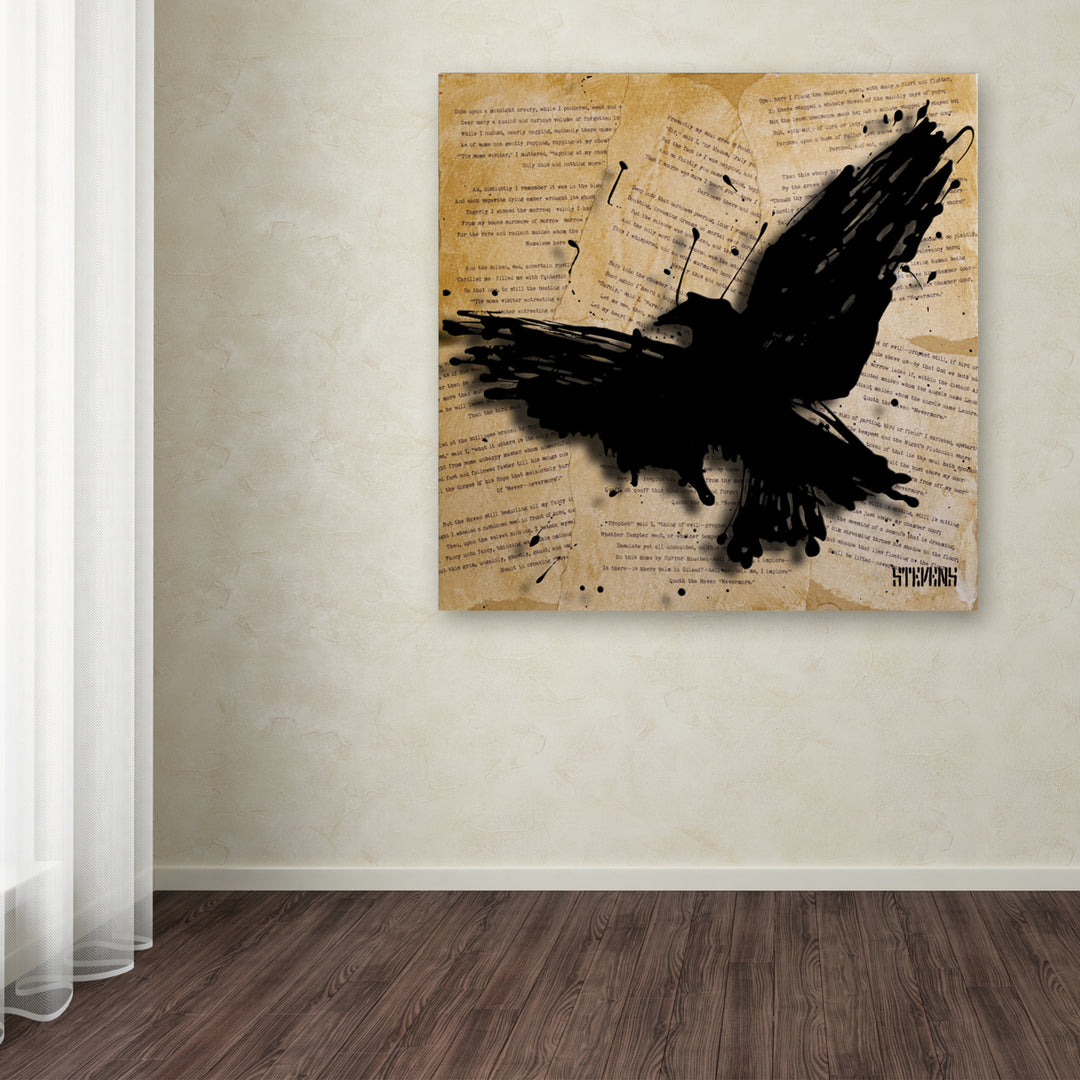 Roderick Stevens The Raven 2 Huge Canvas Art 35 x 35 Image 4